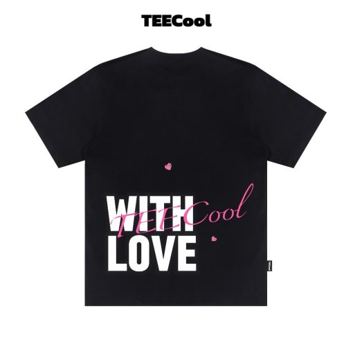 ÁO THUN TEECOOL ĐEN WITH LOVE