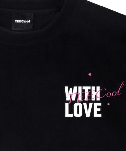 ÁO THUN TEECOOL ĐEN WITH LOVE