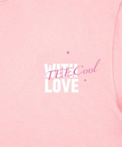 ÁO THUN TEECOOL WITH LOVE HỒNG